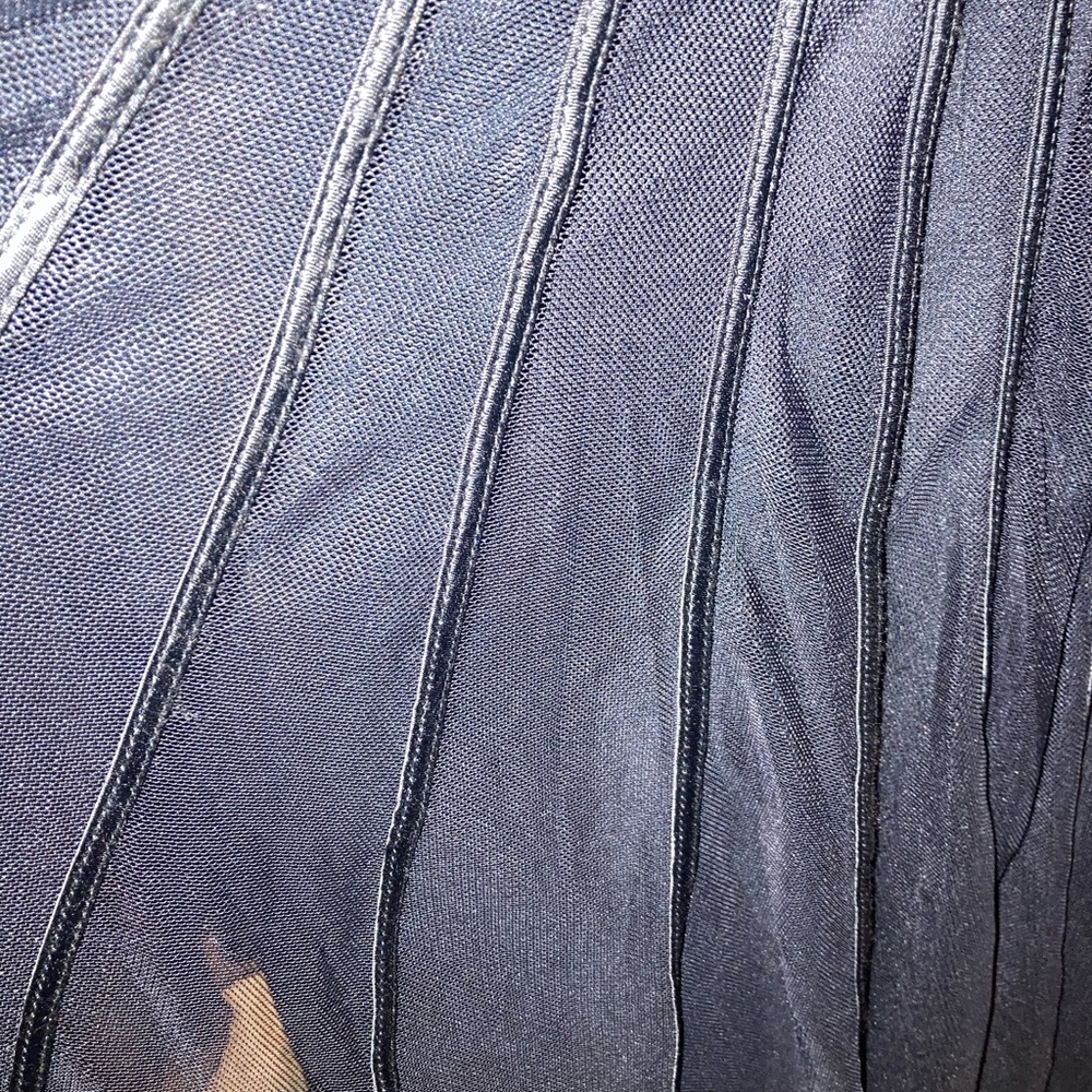 Js Collections Sz2 Black Sewn Stripe Design Dress - image 8